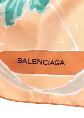 Balenciaga Floral-Print Silk Scarf 3
