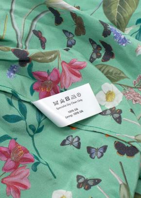 Borgo de Nor 100% Silk Floral-Print Midi Dress 7