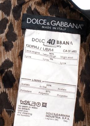 Dolce & Gabbana Black Bodycon Dress 3