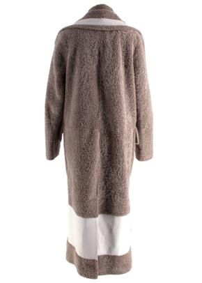 Fendi Long Shearling Pocket Detail Coat 11