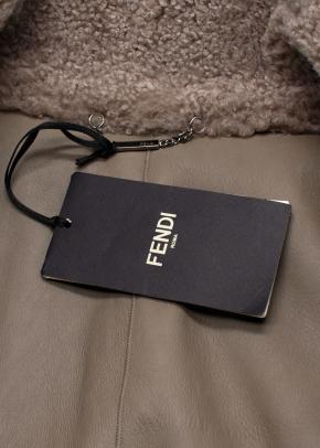 Fendi Long Shearling Pocket Detail Coat 9
