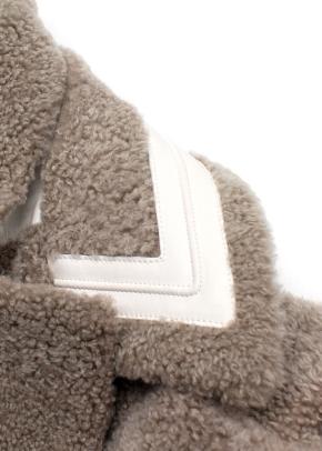 Fendi Long Shearling Pocket Detail Coat 3