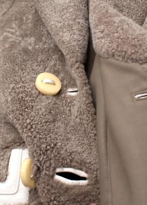 Fendi Long Shearling Pocket Detail Coat 4