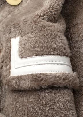 Fendi Long Shearling Pocket Detail Coat 6