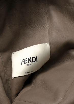 Fendi Long Shearling Pocket Detail Coat 7