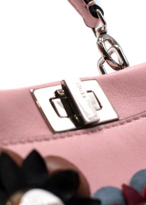 Fendi Micro Peekaboo-Style Leather Bag 5