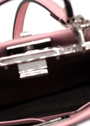 Fendi Micro Peekaboo-Style Leather Bag 12