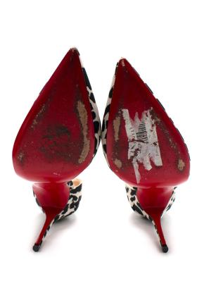 Christian Louboutin Leopard-Print Stiletto Heels 7