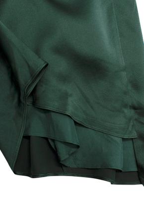 Michelle Mason One-Shoulder Silk Midi Dress 2