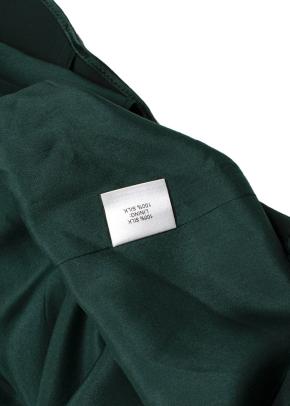 Michelle Mason One-Shoulder Silk Midi Dress 6