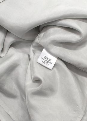 Michelle Mason Silver Sequin Mesh One-Shoulder Mini Dress 7