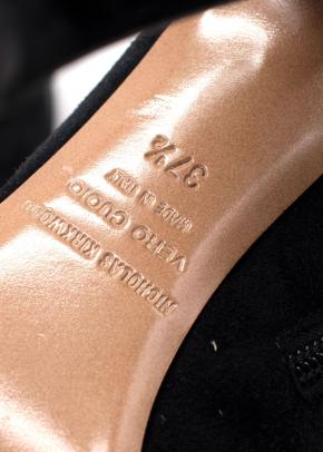 Nicholas Kirkwood black suede platform ankle boot 8