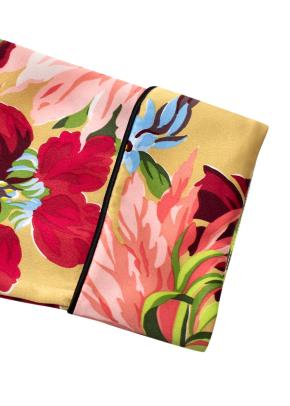 Olivia von Halle 100% Silk Floral Satin Pyjama Set 10