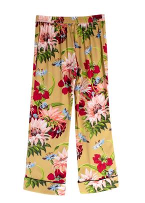 Olivia von Halle 100% Silk Floral Satin Pyjama Set 12