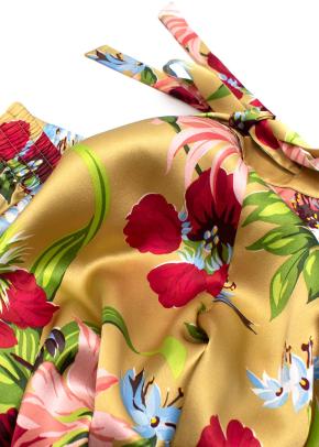 Olivia von Halle 100% Silk Floral Satin Pyjama Set 11