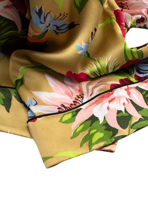 Olivia von Halle 100% Silk Floral Satin Pyjama Set 14