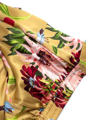 Olivia von Halle 100% Silk Floral Satin Pyjama Set 15