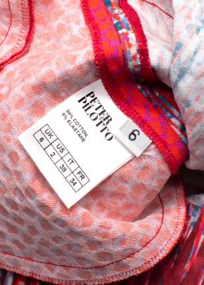 Peter Pilotto Textured Jacquard Sleeveless Mini Dress 5