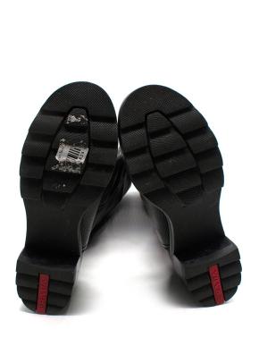 Prada Tall Black Leather Boots 6