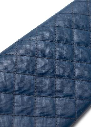 Prada Navy Blue Quilted Leather Wallet 10