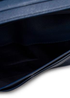 Prada Navy Blue Quilted Leather Wallet 13