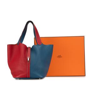 Hermes Bicolor Clemence Picotin Lock 22 9