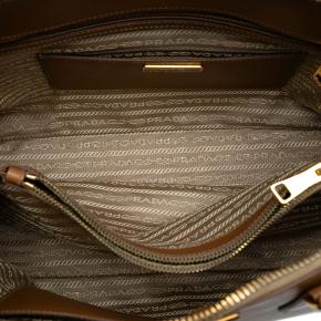 Prada Tan Large Saffiano Lux Promenade Satchel 4