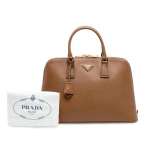 Prada Tan Large Saffiano Lux Promenade Satchel 7