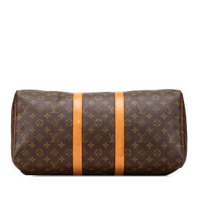 Louis Vuitton Coated Canvas Monogram Keepall 45 3