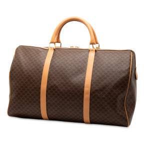 Celine Coated Canvas Macadam Coated Canvas Travel Bag 2