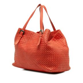 Bottega Veneta Red Large Nappa Intrecciato Cesta Tote 2