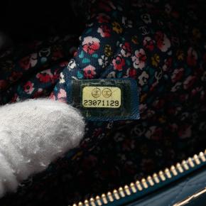 Large Quilted Lambskin La Habana O Case ClutchChanel Blue 6