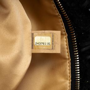 Chanel Black Paris Cosmopolite Tweed Fringe Clutch 7