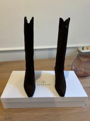 Anine Bing Brown Suede Tania Boots 2