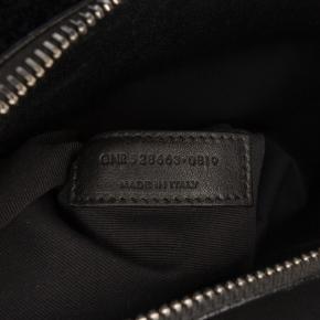 Saint Laurent Black Large Shearling Sac de Jour Satchel 6