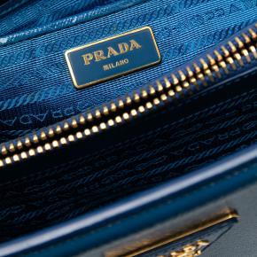 Prada Blue Saffiano Lux Parabole Tote 6