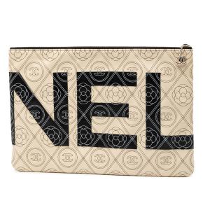 Chanel  Camellia Logo Wristlet Clutch 3