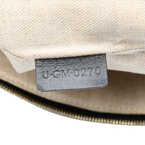 Celine Floral Tapestry Jacquard Calfskin Logo Pouch 6