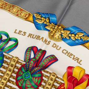 Hermes Les Rubans du Cheval Silk Scarf 90 6