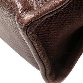 Hermes Brown Canvas and Leather Fourre Tout MM 9