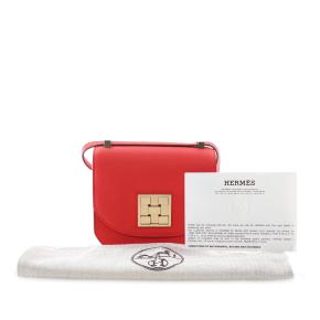Hermes Rouge De Coeur Epsom Mosaique Au 24 17 12