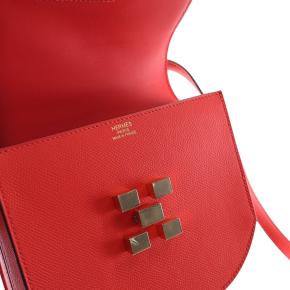 Hermes Rouge De Coeur Epsom Mosaique Au 24 17 8