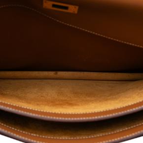 Hermes Tan Epsom Kelly Depeches 38 5