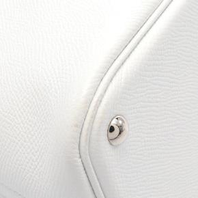 Hermes Blanc Epsom Bolide 27 7