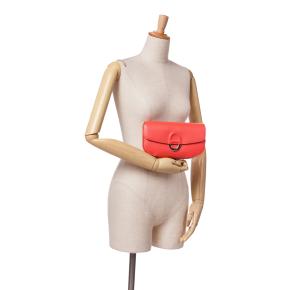 Hermes Rouge Tomate Epsom Cherche Midi Clutch 22 10