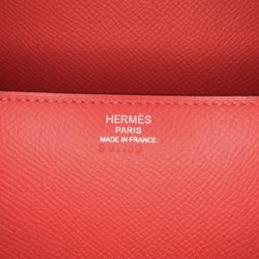 Hermes Rouge Tomate Epsom Cherche Midi Clutch 22 5