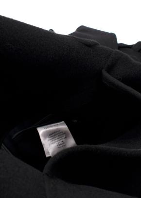 Gucci Black Cape with Floral Embroidery 5