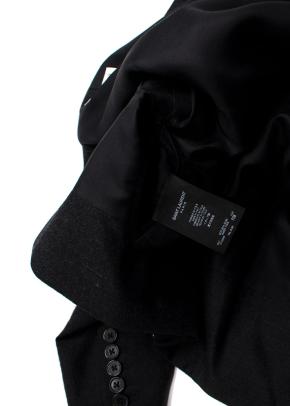 Saint Laurent Black Single-breasted Blazer 5