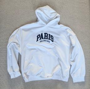 Balenciaga White Cotton Hoodie 2
