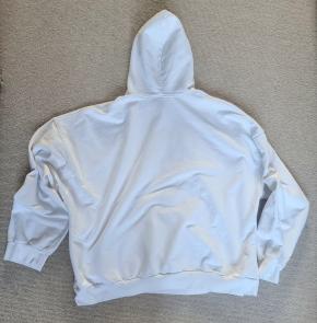 Balenciaga White Cotton Hoodie 3